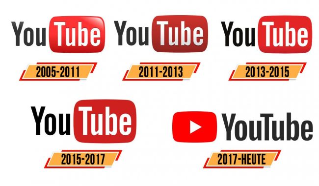 Geschichte des YouTube-Logos YouTube Logo Geschichte