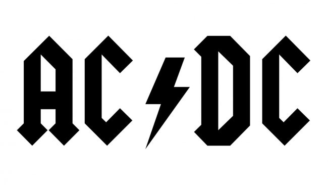 AC DC Zeichen 1977-Heute