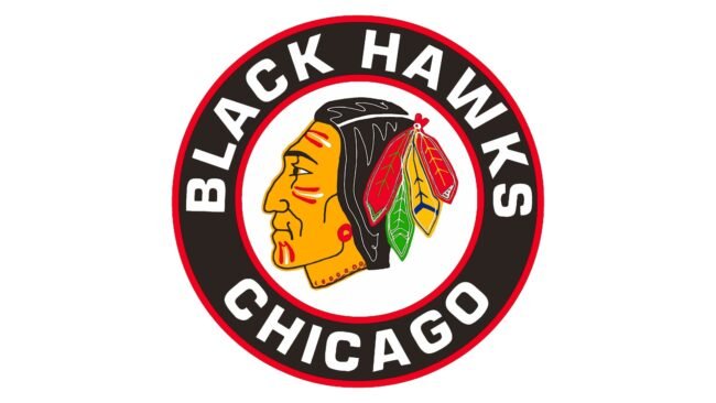 Chicago Blackhawks Logo 1955-1957