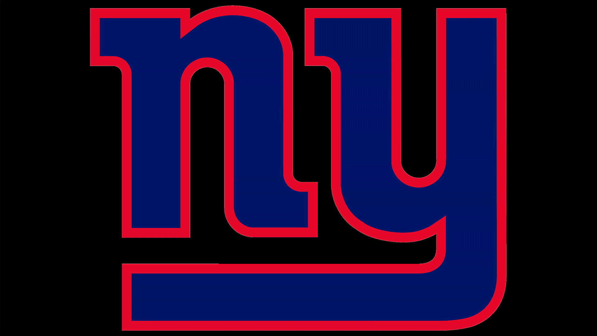 Seit dem Jahr 2000 verwenden die New York Giants ein Textemblem, das nur zw...