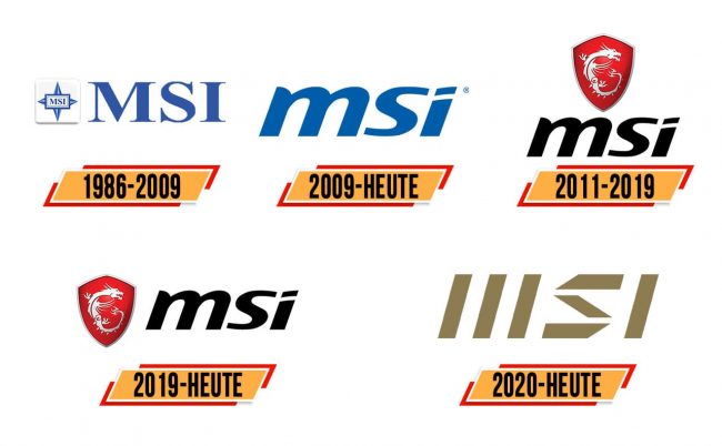 MSI Logo Geschichte