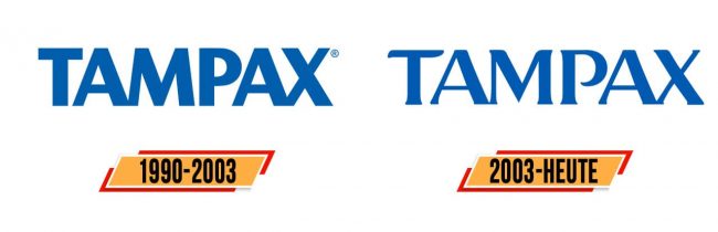 Tampax Logo Geschichte