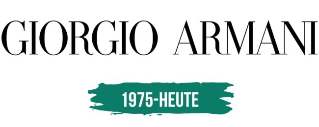 Giorgio Armani Logo Geschichte