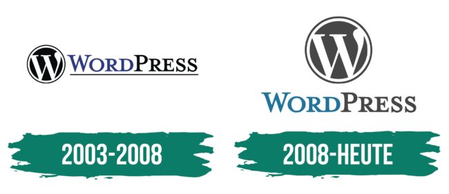 WordPress Logo Geschichte