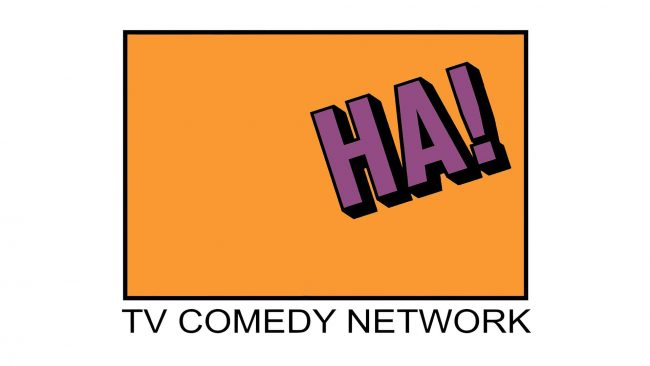 Ha! The TV Comedy Network Logo 1990-1991