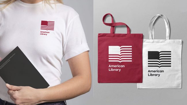 American Library Logo Design durch Klicken