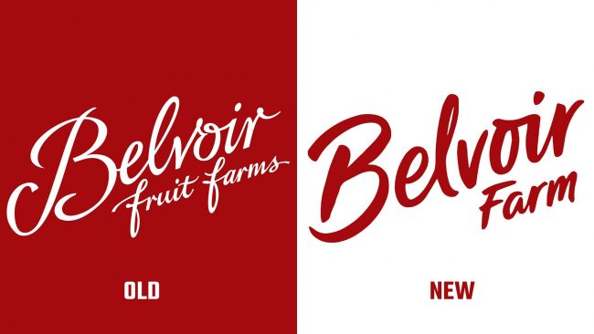 Belvoir Farms Altes und Neues Logo