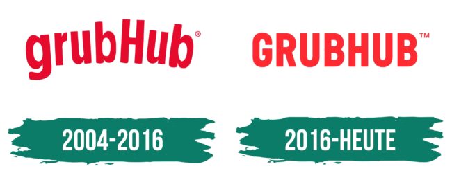 Grubhub Logo Geschichte