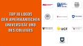 Top 10 Logos der amerikanischen Universität und des Colleges