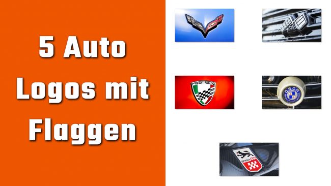 Alles Auto Logos mit Flaggen