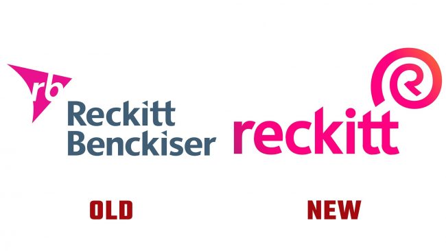 Reckitt Neue und Alte Logo Geschichte