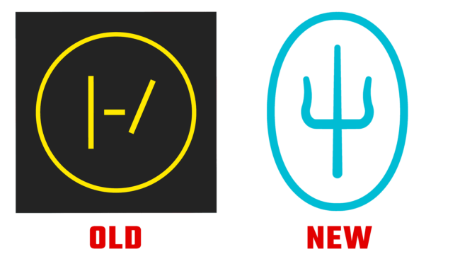 Twenty One Pilots alte und neues Logo