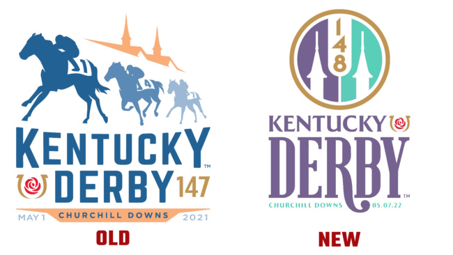 Kentucky Derby Altes und Neues Logo (Geschichte)