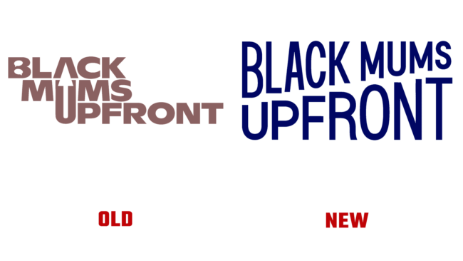 Black Mums Upfront Vorher und Nachher Logo (Geschichte)