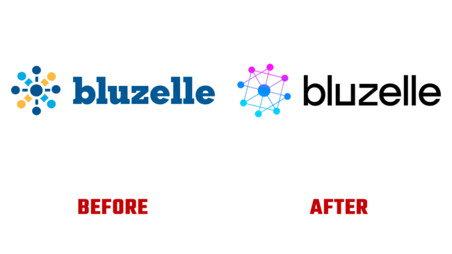 Bluzelle Vorher und Nachher Logo (Geschichte))