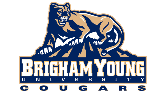 Brigham Young Cougars Logo 1999-2004