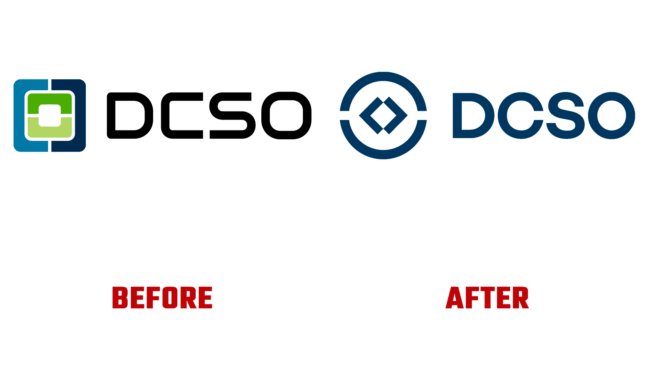 DCSO Vorher und Nachher Logo (Geschichte)