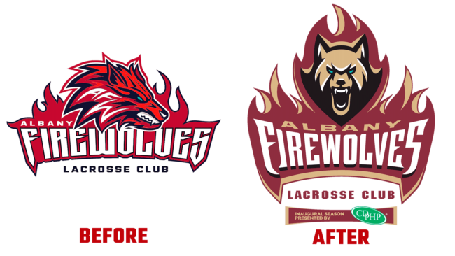 FireWolves Vor und Nach Logo (Geschichte)