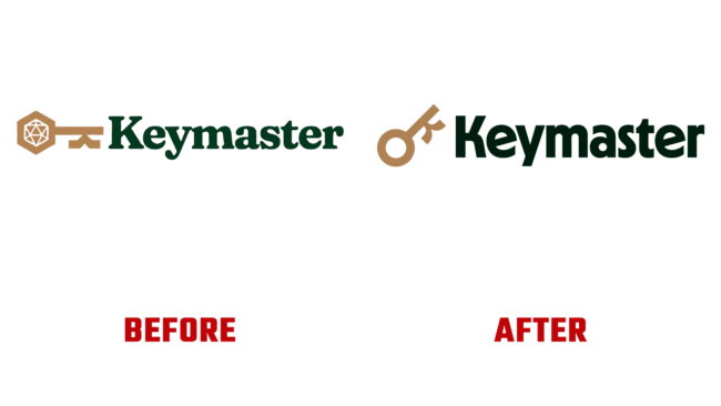 Keymaster Games Vorher und Nachher Logo (Geschichte)