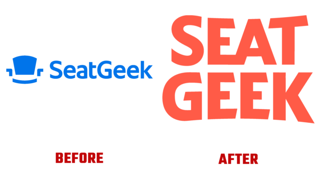 SeatGeek Vor und Nach Logo (Geschichte)