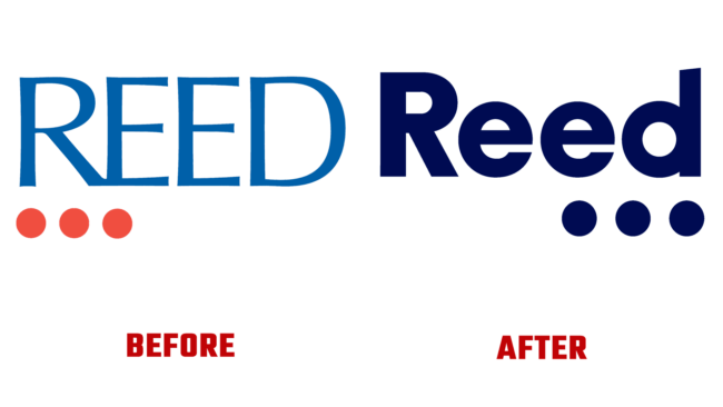 The Reed Group Vorher und Nachher Logo (Geschichte)