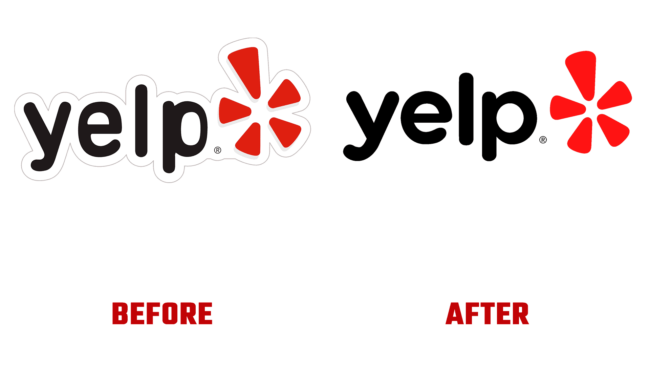 Yelp Vor und Nach Logo (Geschichte)