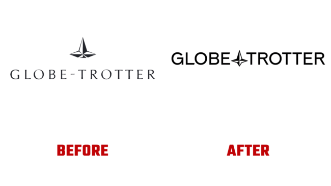 Globe Trotter Vorher und Nachher Logo (Geschichte)