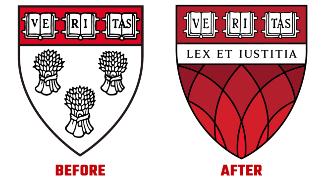 Harvard Law School Vorher und Nachher Logo (Geschichte)