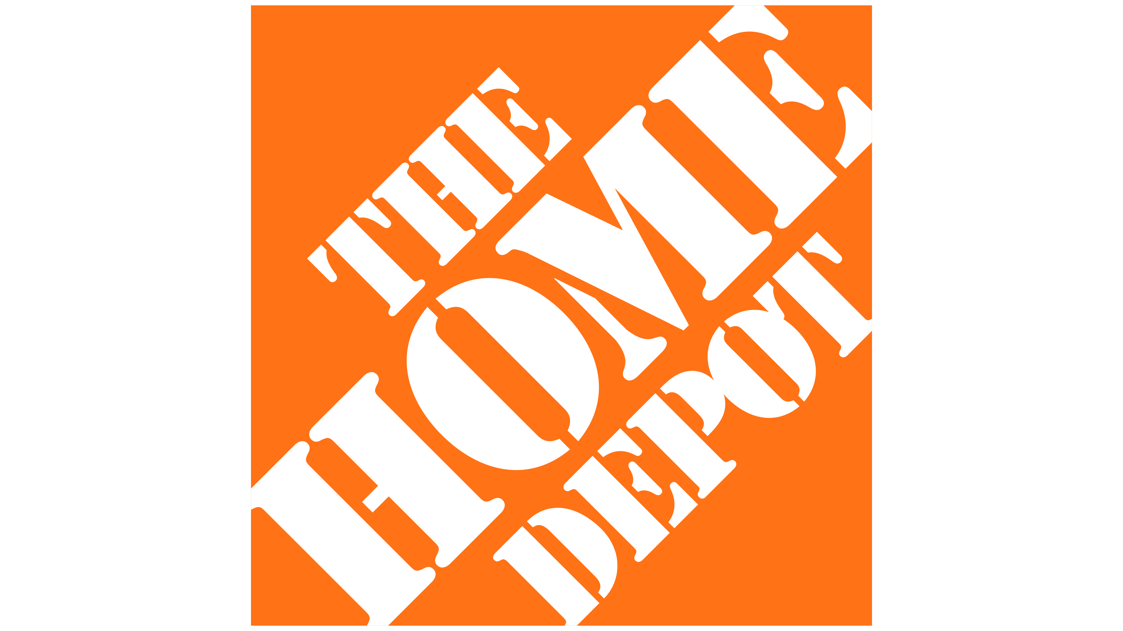 Home Depot Logo Logo, zeichen, emblem, symbol. Geschichte und Bedeutung