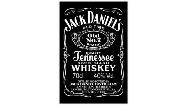 Jack Daniels Logo 1990 -2011