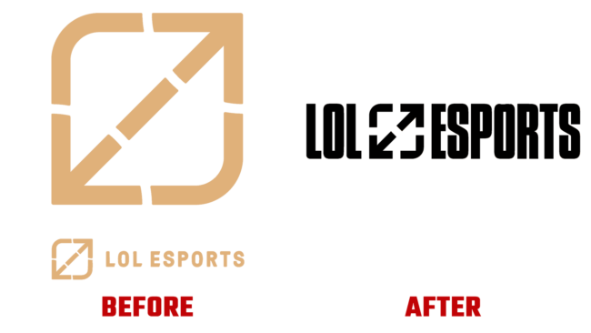 LoL Esports Vor und Nach Logo (Geschichte)