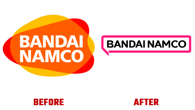 Bandai Namco Vorher und Nachher Logo (Geschichte)