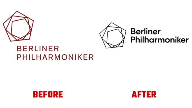 Berlin Philharmonic Vorher und Nachher Logo (Geschichte)