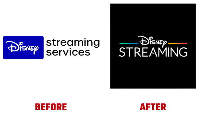 Disney Streaming Vorher und Nachher Logo (Geschichte)