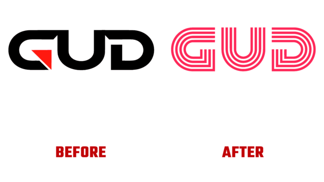 GUD Vorher und Nachher Logo (Geschichte)