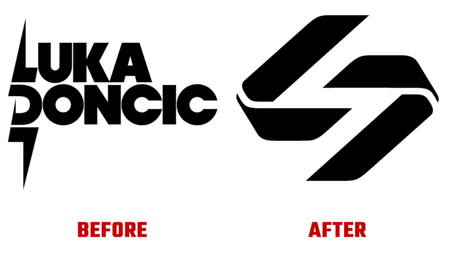Luka Doncic Vorher und Nachher Logo (Geschichte)