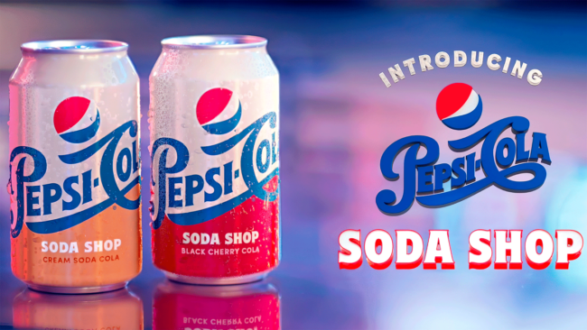 Pepsi Cola Soda Shop Neues Logo