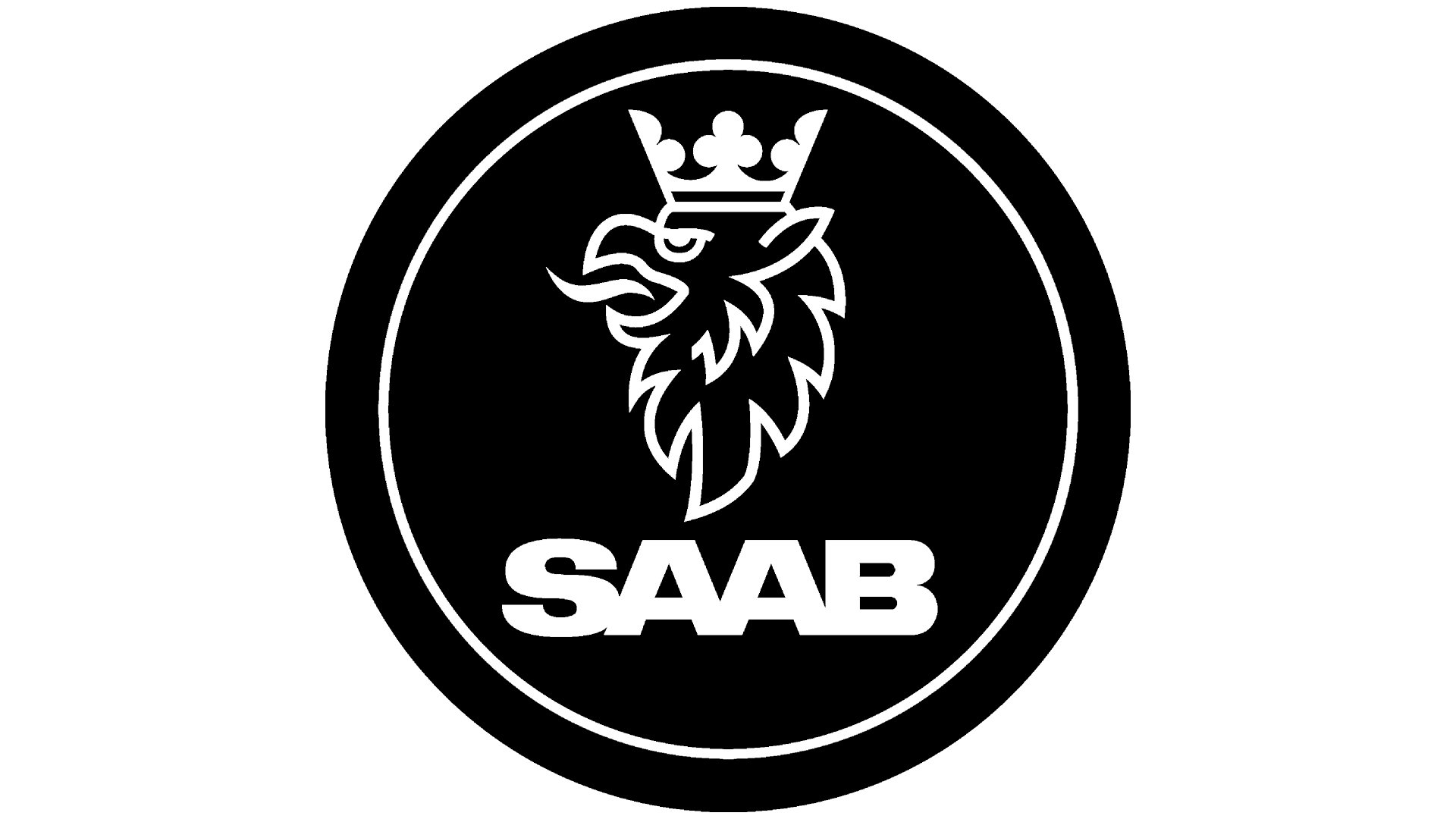 SAAB AERO Emblem - New OEM 2 Inch X 3/8 Inch - Self-Adhesive Rear Badge