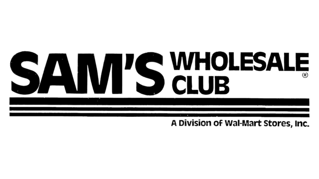 Sam's Wholesale Club Logo 1983-1990