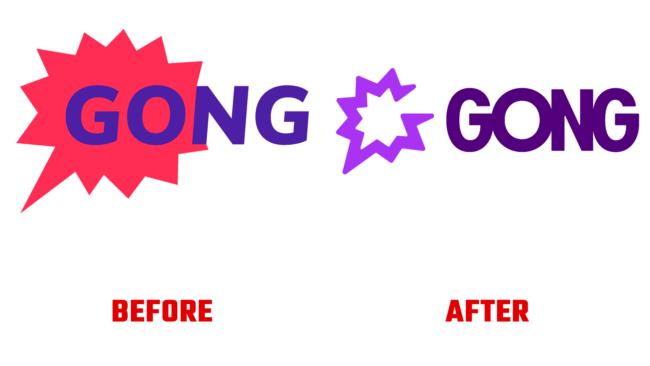 Gong Vorher und Nachher Logo (Geschichte)