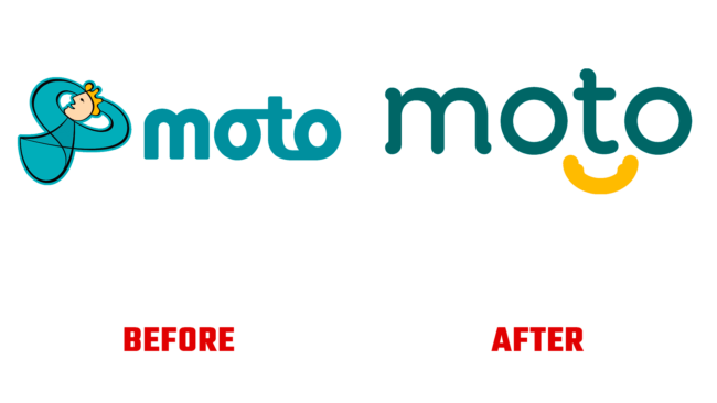 Moto Services Vorher und Nachher Logo (Geschichte)