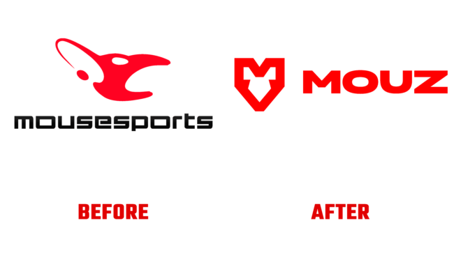 Mouz Vorher und Nachher Logo (Geschichte)