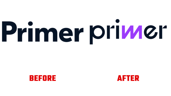 Primer Vorher und Nachher Logo (Geschichte)