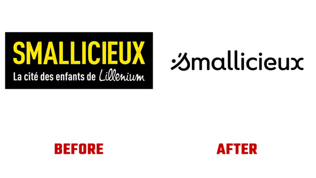 Smallicieux Vorher und Nachher Logo (Geschichte)