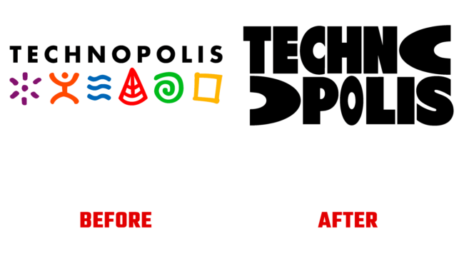 Technopolis Vorher und Nachher Logo (Geschichte