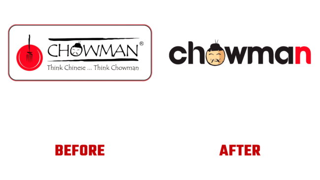 Chowman Vorher und Nachher Logo (Geschichte)