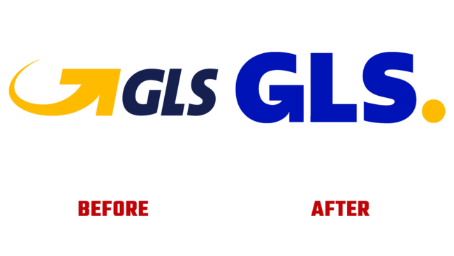 GLS Vorher und Nachher Logo (Geschichte)