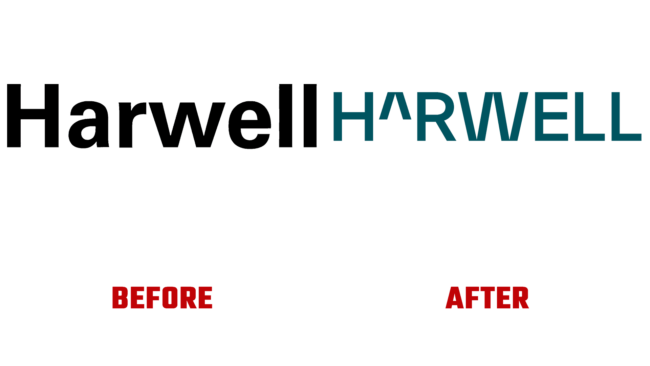 Harwell Vorher und Nachher Logo (Geschichte)