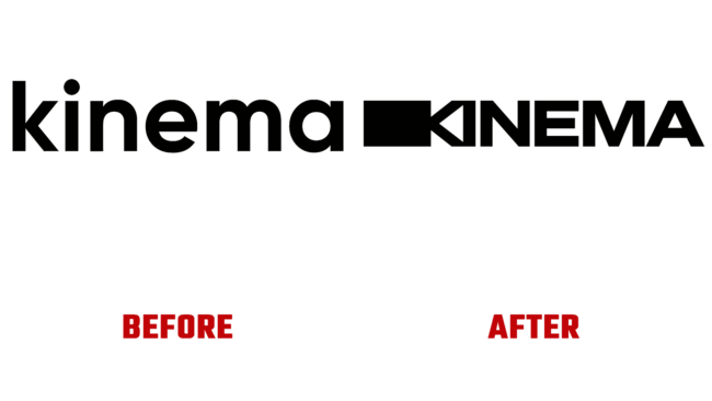 Kinema Vorher und Nachher Logo (Geschichte)