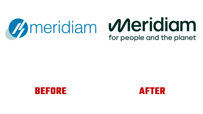Meridiam Vorher und Nachher Logo (Geschichte)